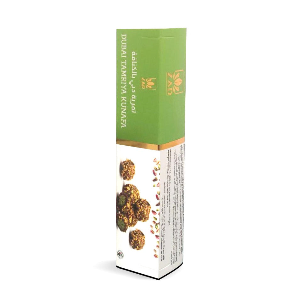 Dubai Tamriya Kunafa - Grab & Go Box 42g - Healthy Arabic Snacks & Sweets