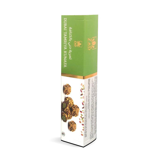 Dubai Tamriya Kunafa - Grab & Go Box 42g - Healthy Arabic Snacks & Sweets