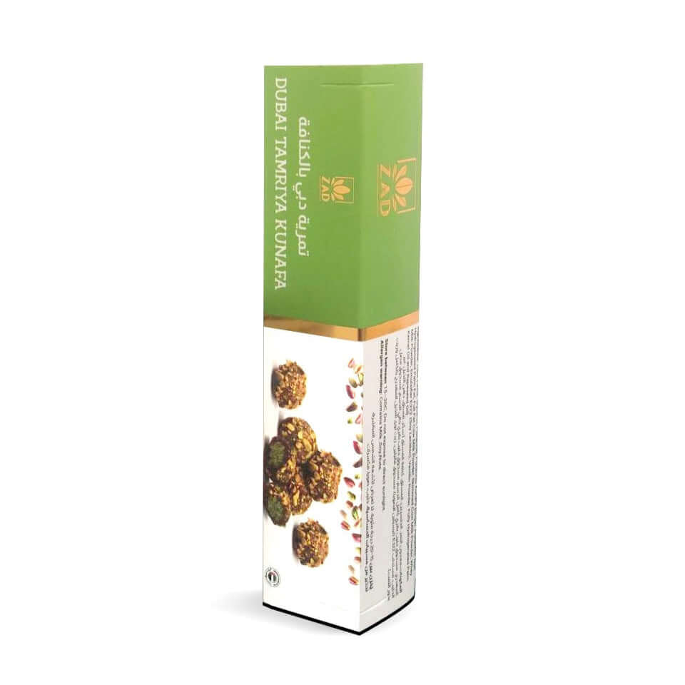 Dubai Tamriya Kunafa - Grab & Go Box 42g - Healthy Arabic Snacks & Sweets