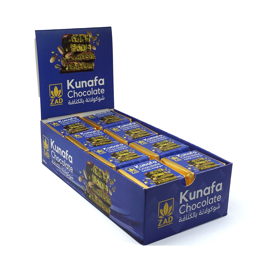 ZAD Kunafa Chocolate Tablet 24 x 20g