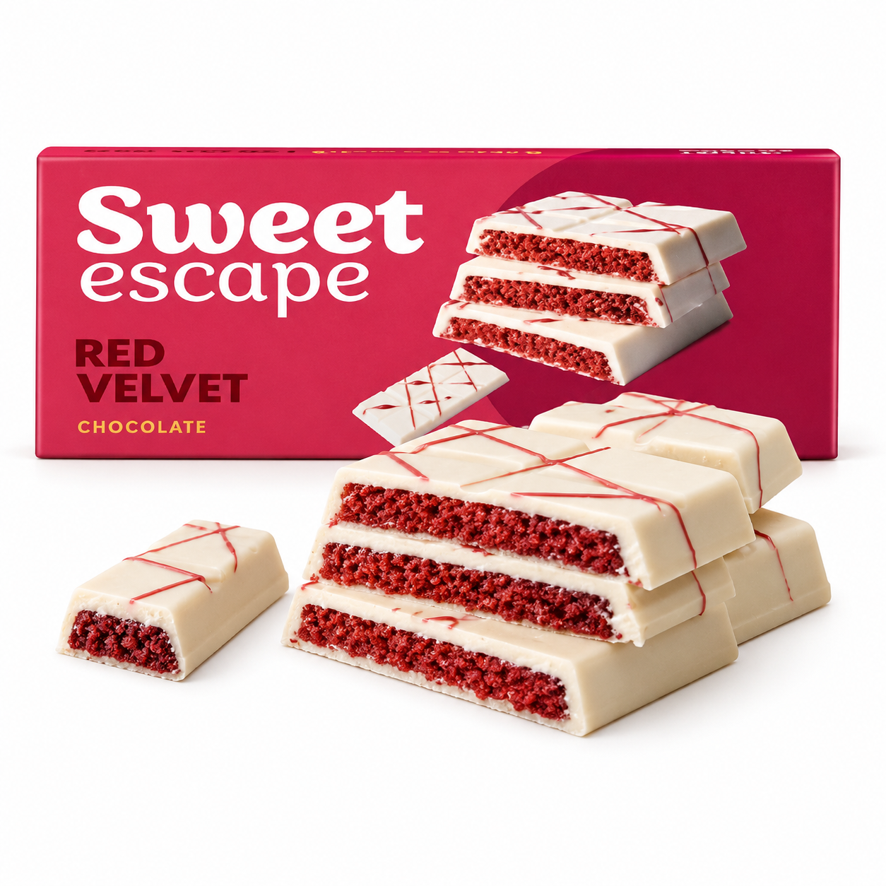 Sweet Escape Red Velvet Chocolate 200g