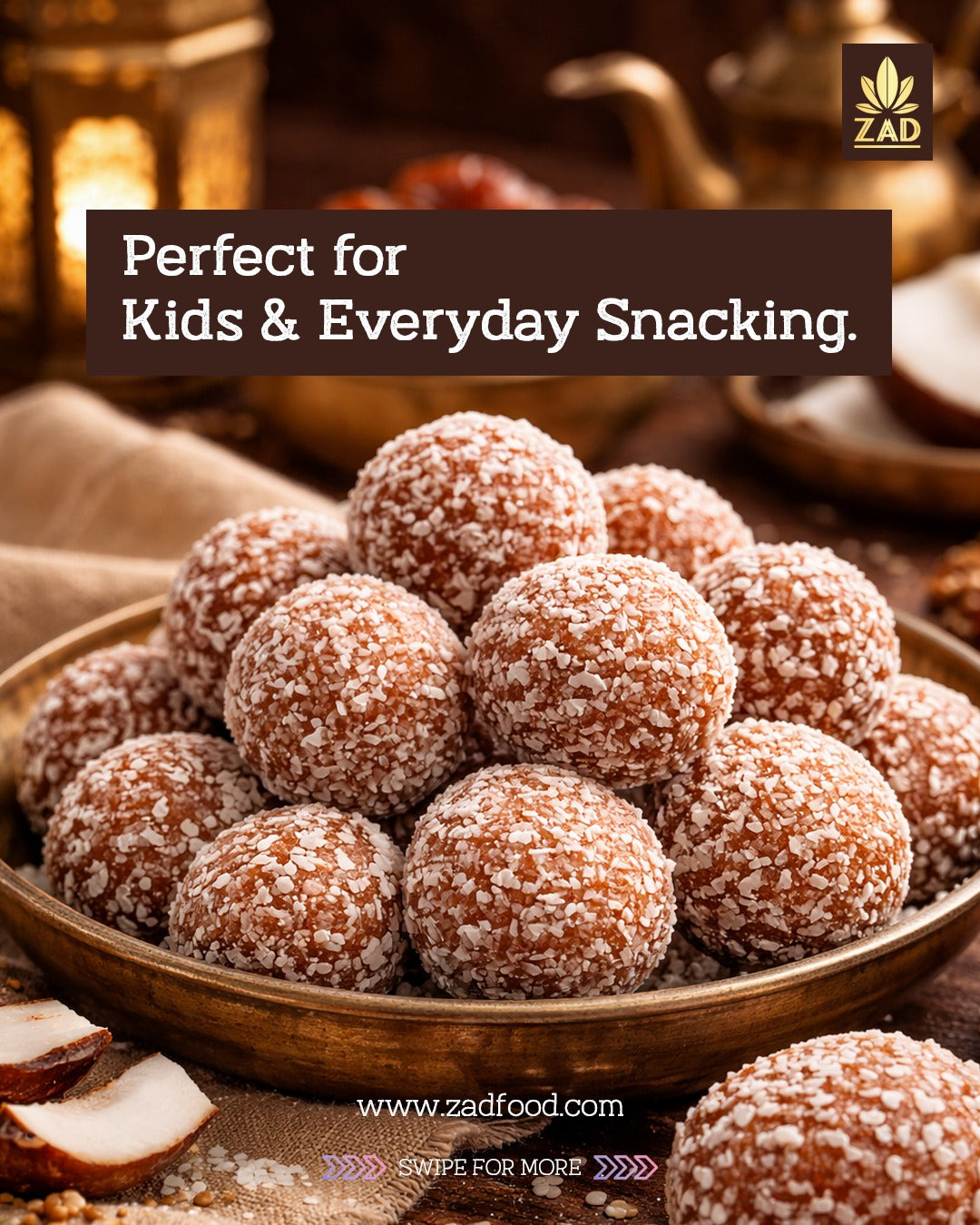 تمرية طحينة وجوز الهند 112 جرام