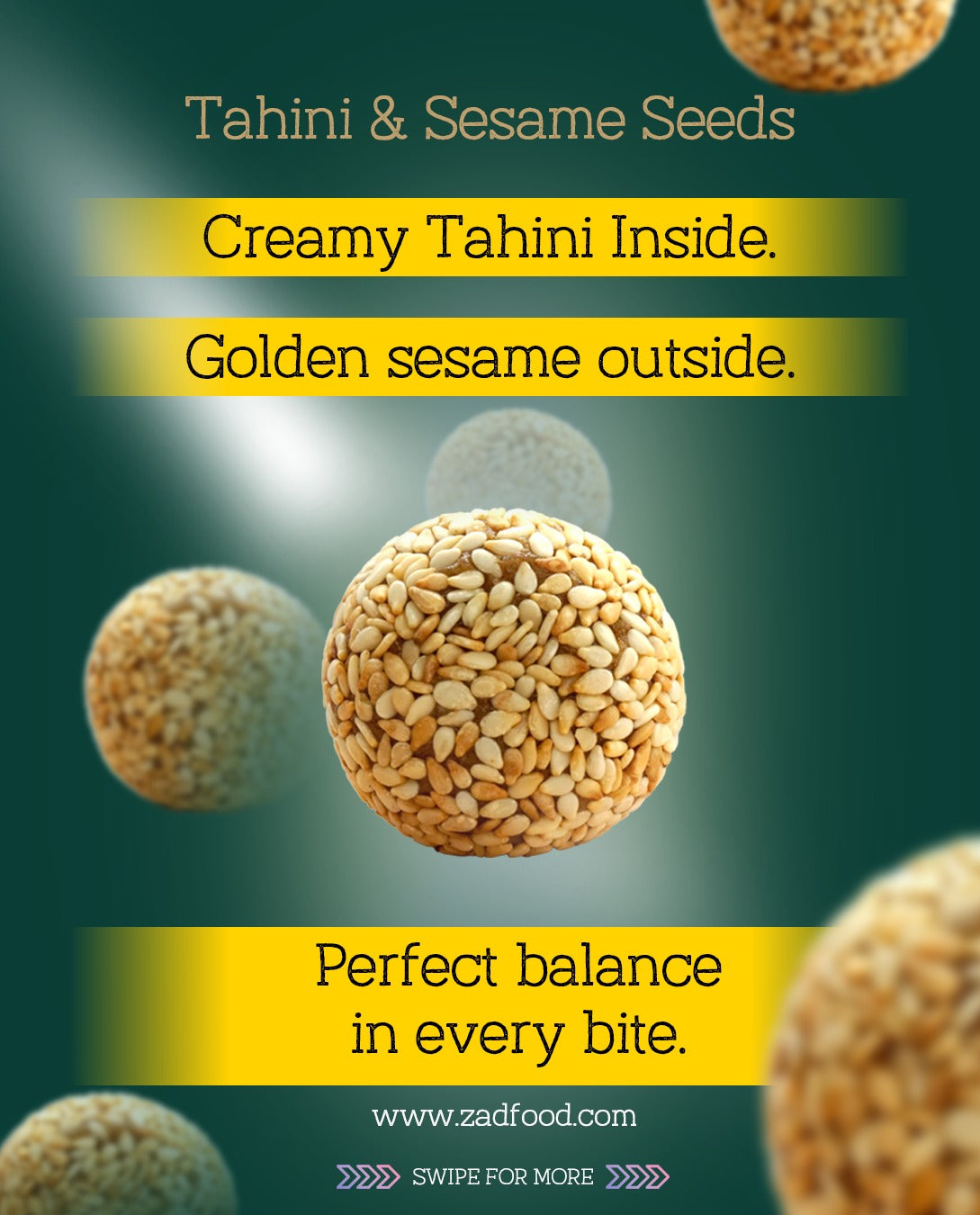 تمرية طحينة وسمسم 400 غرام