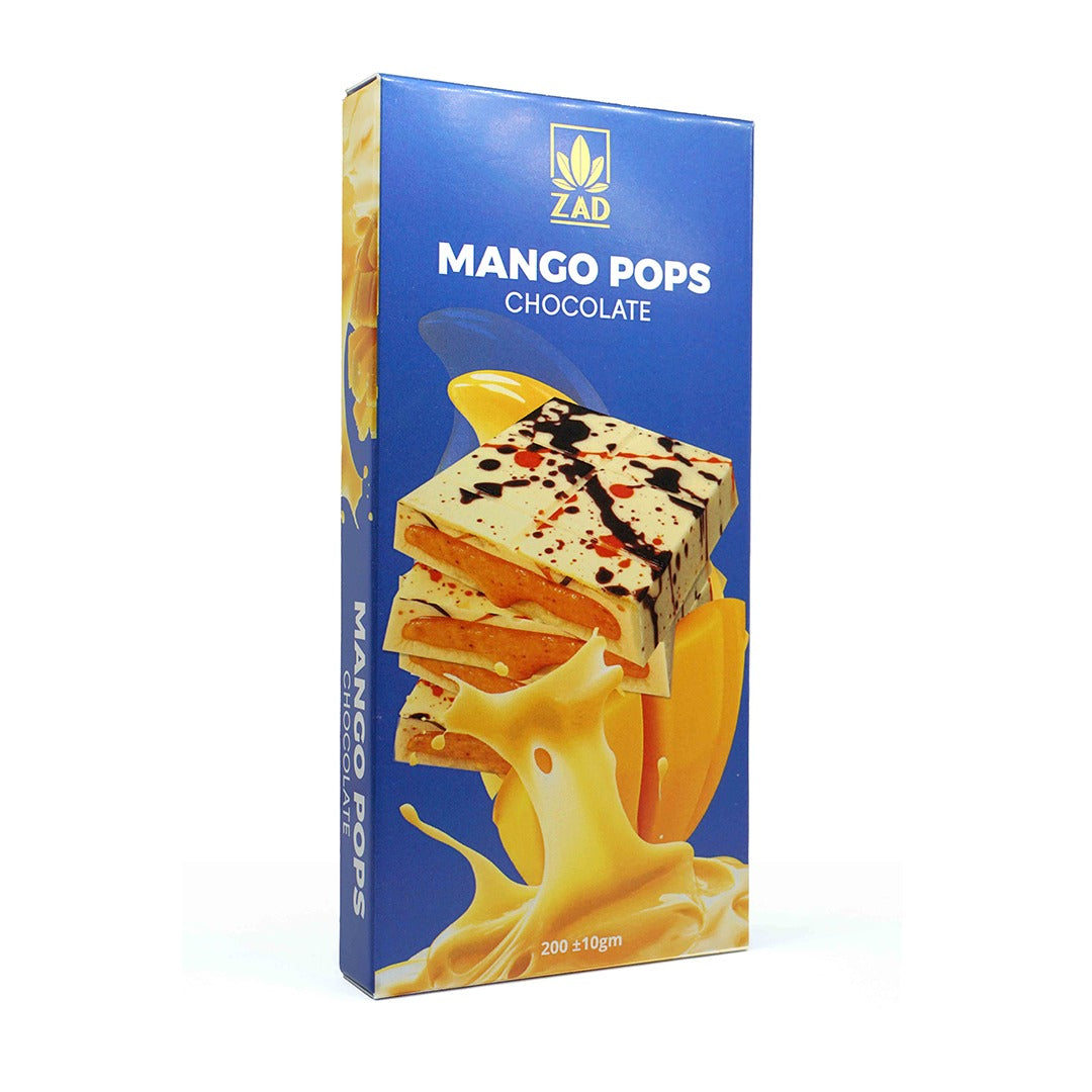 ZAD Mango Pops Chocolate Tablet 200g